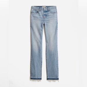 NWT Madewell Light Mid-Rise 90’s straight leg